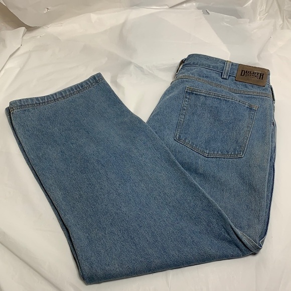 MEN’S Duluth Trading Co Blue Jeans Size 42 x 32 - Picture 1 of 9